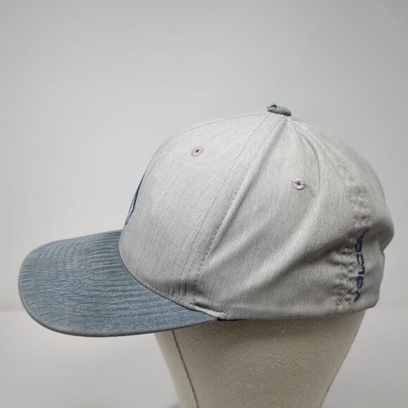 Volcom Stone Logo Fitted Hat Gray Medium Embroidered Flexfit 6 Panel - Picture 3 of 10